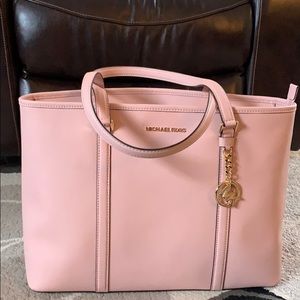 Michael Kors Sady Large Zip Tote Ballet Pink